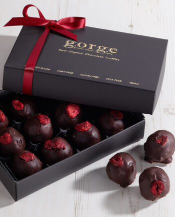 Sour Cherry and Kirsch Chocolate- 12 Raw Organic Truffles